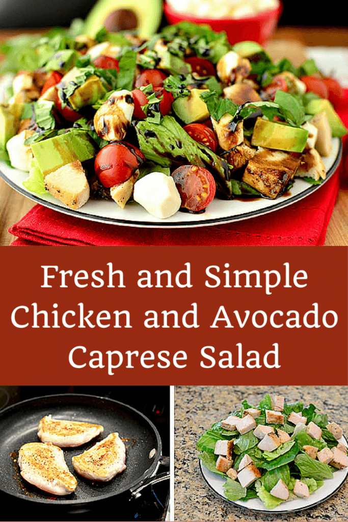Chicken and AvocadoCaprese Salad