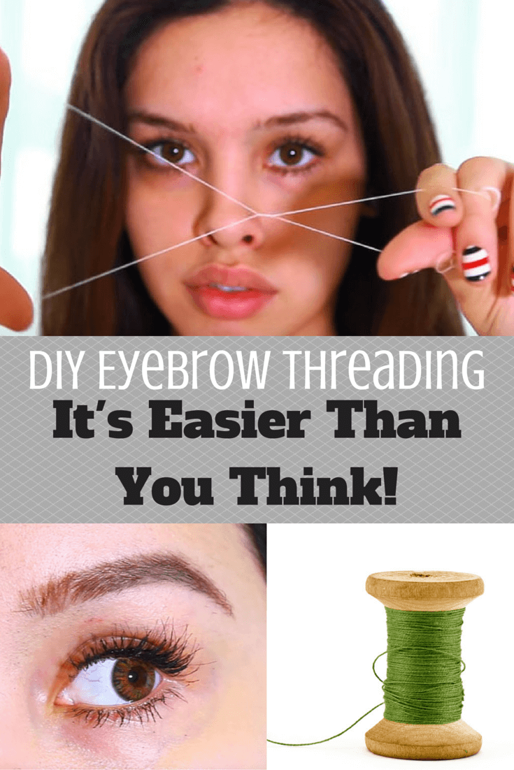 DIY Eyebrow Threading