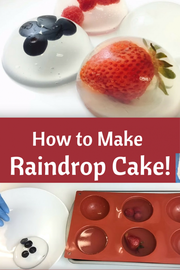 raindrop cake strawberry