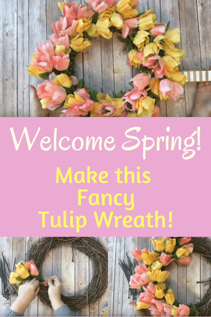 Welcome Spring With This Fancy Tulip Wreath